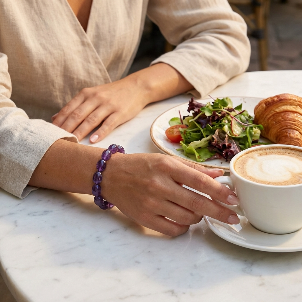 HELIA® AMETHYST RESET BRACELET